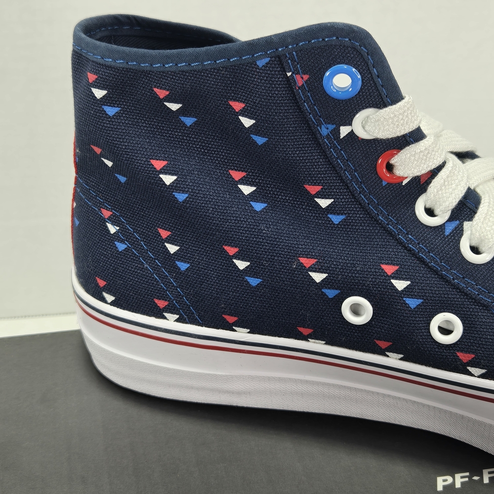 P.F. Flyers Rolland Berry Navy High-Top Canvas Sneakers Size Men's 8 Women's 9.5 - Picture 10 of 12